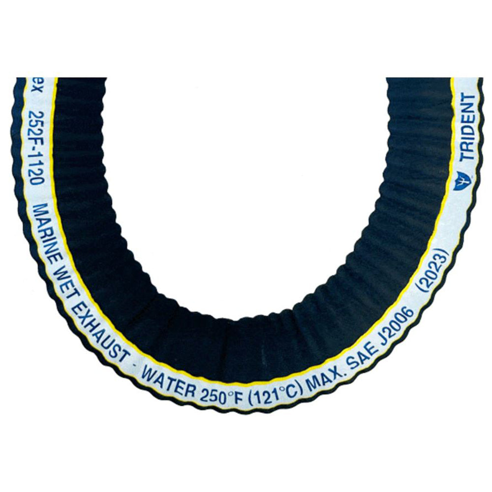 Trident Marine 212 ExtraFlex Corrugated Marine Wet Exhaust Hose Sold by the Foot 252F2126FT
