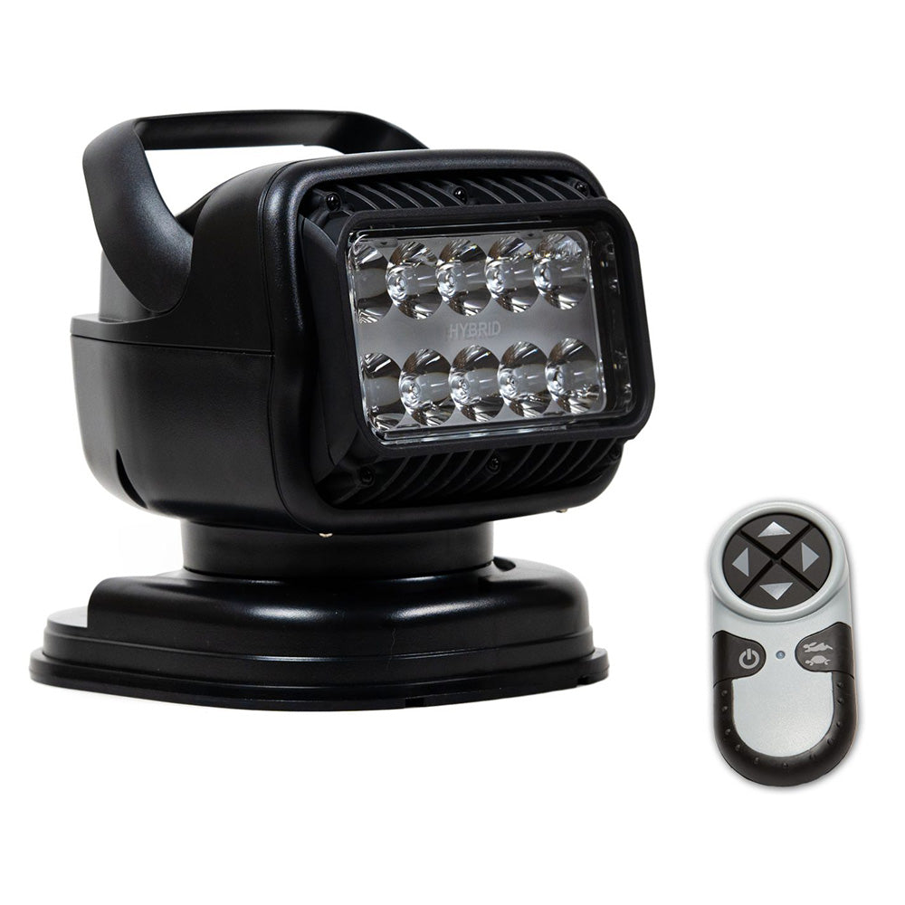 Golight GT Series LED Hybrid Portable Light wMagnetic Shoe Mount Handheld Wireless Remote 12V Black 79518GT