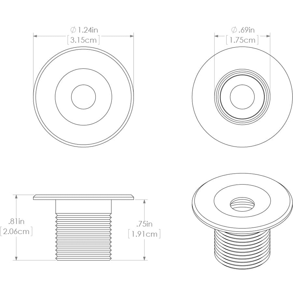 Lumitec Echo Courtesy Light White Housing White Light 112223