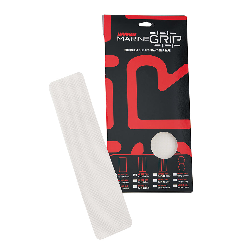 Harken Marine Grip Tape 3 x 12 Translucent White 8 Pieces MG1003TWH