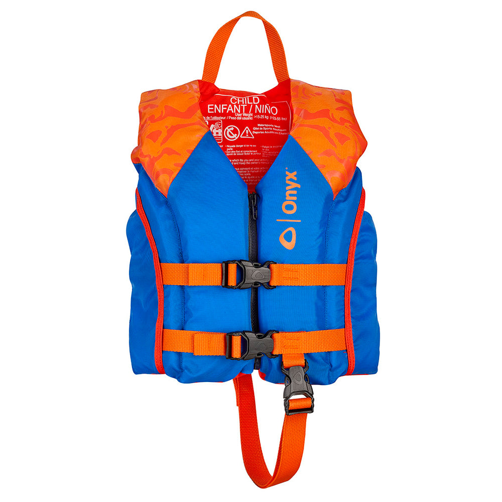 Onyx Shoal All Adventure Child Paddle Water Sports Life Jacket Orange 12100020000121