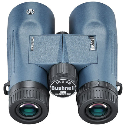 Bushnell 10x42mm H2O Binocular  Dark Blue Roof WPFP Twist Up Eyecups 150142R
